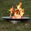 SvenskaV Grace Design-Feuerschale Ø58 X13,6cm Edel/Rohstahl -Garten Leben 1094272 1