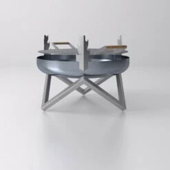 SvenskaV Grillaufsatz Für Feuerschalen Ø79cm Edelstahl -Garten Leben 1094305 4