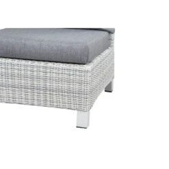 Siena Garden Corido Mittelmodul Aluminium/Geflecht Inkl. Kissen Matt Weiß-Grau/Ice-Grey/Stone-Grey -Garten Leben 1094448 4