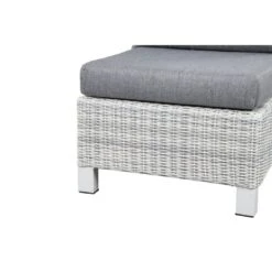 Siena Garden Corido Mittelmodul Aluminium/Geflecht Inkl. Kissen Matt Weiß-Grau/Ice-Grey/Stone-Grey -Garten Leben 1094448 5