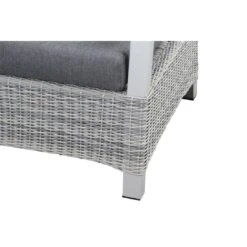 Siena Garden Corido Eck-/Endmodul Aluminium/Geflecht Inklusive Kissen Matt Weiß-Grau/Ice-Grey/Stone-Grey -Garten Leben 1094646 4