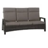 Siena Garden Corido Gartensofa Aluminium/Geflecht Inkl Kissen Matt Anthrazit/Charcoal-Grey/Taupe -Garten Leben 1094690 1
