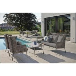 Stern Greta Loungeset 4-tlg. Aluminium/Rope Inklusive Kissen Anthrazit/Platin/Seidengrau 14 Stern Greta Loungeset 4-tlg. Aluminium/Rope Inklusive Kissen Anthrazit/Platin/Seidengrau -Garten Leben 1094712 3