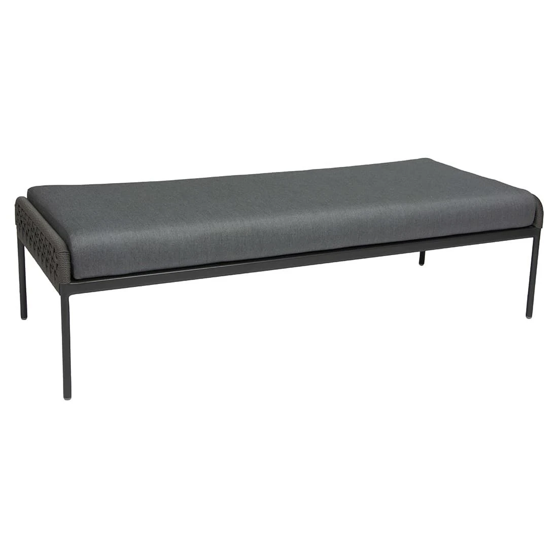 Stern Greta Loungeset 4-tlg. Aluminium/Rope Inklusive Kissen Anthrazit/Platin/Seidengrau 8 Stern Greta Loungeset 4-tlg. Aluminium/Rope Inklusive Kissen Anthrazit/Platin/Seidengrau – Bild 6