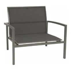 Stern Skelby Loungeset 6-tlg. Aluminium/Textilene Inkl. Kissen Graphit/Silbergrau/Schiefergrau -Garten Leben 1094921 3