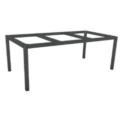 Stern Evoee Gartenmöbelset 7-teilig Mit Gartentisch 200x100c Anthrazit/Silber -Garten Leben 1094943 5