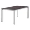 Sieger Gartentisch 160x90cm Aluminium/Polytec Graphit/Beton Dunkel