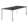 Sieger Gartentisch 220x100cm Aluminium/Polytec Graphit/Zement Anthrazit -Garten Leben 1104579 1