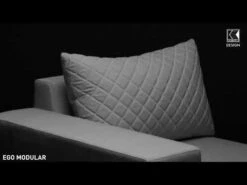 Kettler Ego Modular Ecklounge 7tlg. Sunbrella Silber/Hellgrau Meliert -Garten Leben 1107032 v 1708