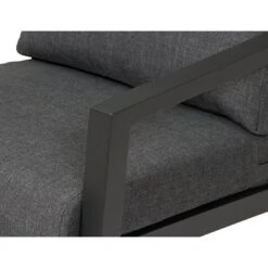 Siena Garden Belia Loungeset 4-tlg. Aluminium/Polypropylen Anthrazit/Charcoal Grey -Garten Leben 1107615 6