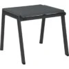 Stern Allround Hocker Aluminium/Textilene Anthrazit/Karbon -Garten Leben 1108242 1