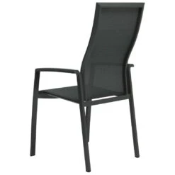 Stern Kari Hochlehner-Stapelsessel Aluminium/Textilene Anthrazit/Karbon -Garten Leben 1109122 5