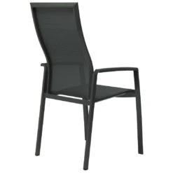 Stern Kari Hochlehner-Stapelsessel Aluminium/Textilene Anthrazit/Karbon -Garten Leben 1109122 7