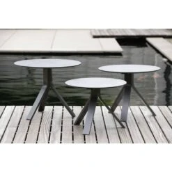 Stern Freddie Beistelltisch Aluminium/Silverstar 2.0 Anthrazit/Smoky -Garten Leben 1115942 2