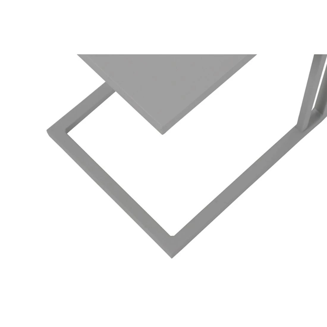 Siena Garden Ramo Beistelltisch 36x43cm Aluminium Weiß-Grau 8 Siena Garden Ramo Beistelltisch 36x43cm Aluminium Weiß-Grau – Bild 6