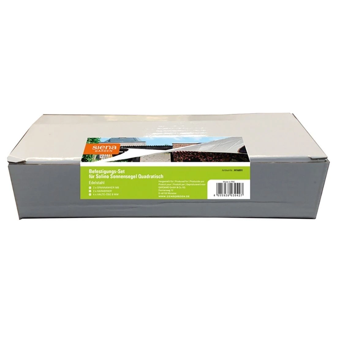 Siena Garden Solino Zubehör Set Für Quadratische Sonnensegel 4 Siena Garden Solino Zubehör Set Für Quadratische Sonnensegel – Bild 2