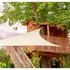 Siena Garden Solino Sonnensegel 3-eckig 360 Cm HDPE Ecru -Garten Leben 1119627 4