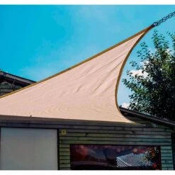 Siena Garden Solino Sonnensegel 3-eckig 500 Cm HDPE Ecru -Garten Leben 1119638 5