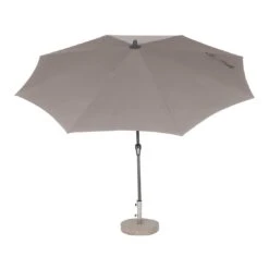 Siena Garden Avio Schirm Ø300 Cm Aluminium Anthrazit/Taupe -Garten Leben 1119704 10