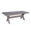 MBM La Villa Gartentisch 220x100 Resysta Stone Grey -Garten Leben 1126942 1