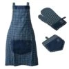 Doppler Grillhandschuh-Set Baumwolle/Polyester Jeanslook -Garten Leben 1127855 1