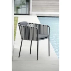 Stern Space Gartensessel Aluminium/Gurtbespannung Anthrazit/Seidengrau -Garten Leben 1132442 9