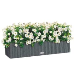 Lechuza Balconera 80 Pflanzgefäß Komplettset Granit