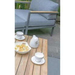 Zebra Hudson Ecklounge 7-tlg. Edelstahl/Tuvatextil Graphit -Garten Leben 1157885 9