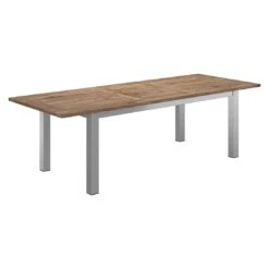 OUTLIV. Tampa Ausziehtisch 200/260x100 Edelstahl/Teak Teak Recycelt -Garten Leben 1177300 3