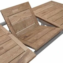 OUTLIV. Tampa Ausziehtisch 200/260x100 Edelstahl/Teak Teak Recycelt -Garten Leben 1177300 4
