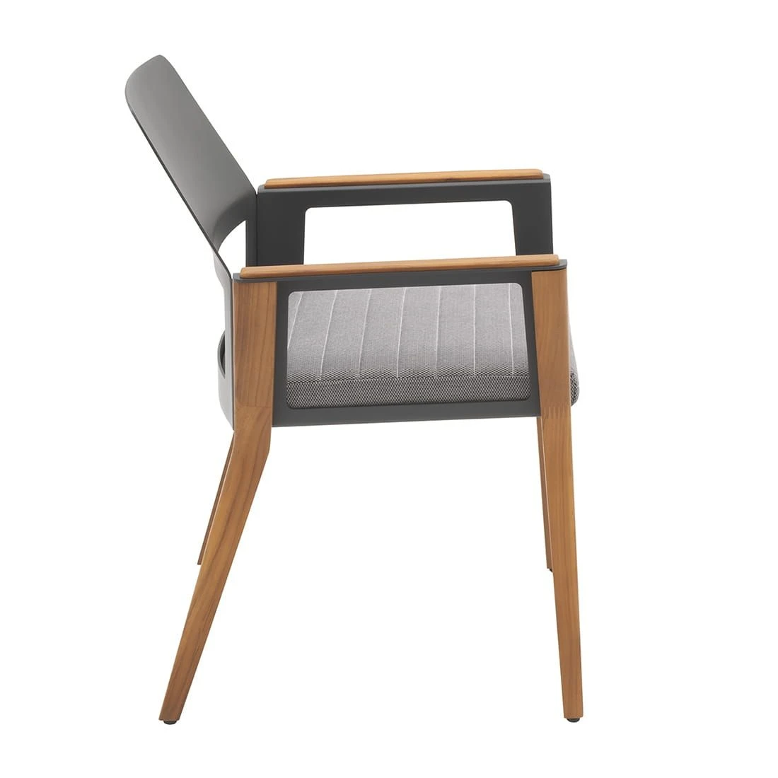 OUTLIV. Sheldon Gartensessel Teak/Aluminium Teak/Grau 5 OUTLIV. Sheldon Gartensessel Teak/Aluminium Teak/Grau – Bild 3