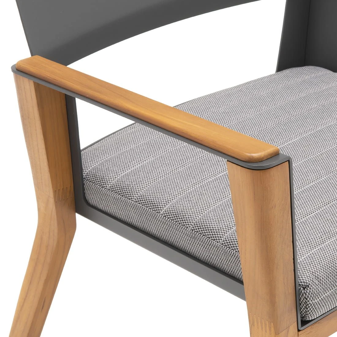 OUTLIV. Sheldon Gartensessel Teak/Aluminium Teak/Grau 7 OUTLIV. Sheldon Gartensessel Teak/Aluminium Teak/Grau – Bild 5