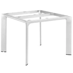 Kettler Diamond Gartentisch-Gestell 95x95 Cm Aluminium Silber -Garten Leben 1183614 1