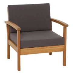 Siena Garden Tavira Loungeset 4-tlg. Eukalyptus/Polyester Natur/Anthrazit -Garten Leben 1184791 2