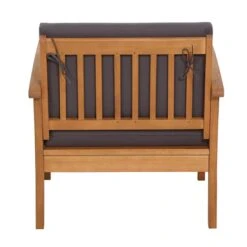 Siena Garden Tavira Loungeset 4-tlg. Eukalyptus/Polyester Natur/Anthrazit -Garten Leben 1184791 4