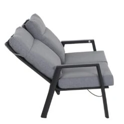 Siena Garden Valencia Gartensofa Aluminium/Rantox-Gewebe Anthrazit Matt/Grau 14 Siena Garden Valencia Gartensofa Aluminium/Rantox-Gewebe Anthrazit Matt/Grau -Garten Leben 1185913 6