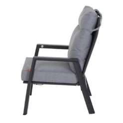 Siena Garden Valencia Loungesessel Aluminium/Ranotex®-Gewebe Anthrazit Matt/Grau -Garten Leben 1185968 3