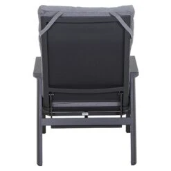 Siena Garden Valencia Loungesessel Aluminium/Ranotex®-Gewebe Anthrazit Matt/Grau -Garten Leben 1185968 5