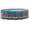 Intex Ultra XTR Frame-Pool Set Ø488x122 Cm Grau -Garten Leben 1186133 1