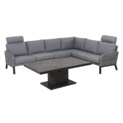 Siena Garden Bellani Endmodul Aluminium/Gardino® Anthrazit/Salt&Pepper -Garten Leben 1186573 9