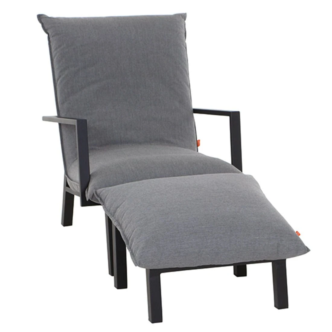 Siena Garden Rockford Loungesessel Inkl. Hocker Sunbrella® Anthrazit/Dunkelgrau 3 Siena Garden Rockford Loungesessel Inkl. Hocker Sunbrella® Anthrazit/Dunkelgrau