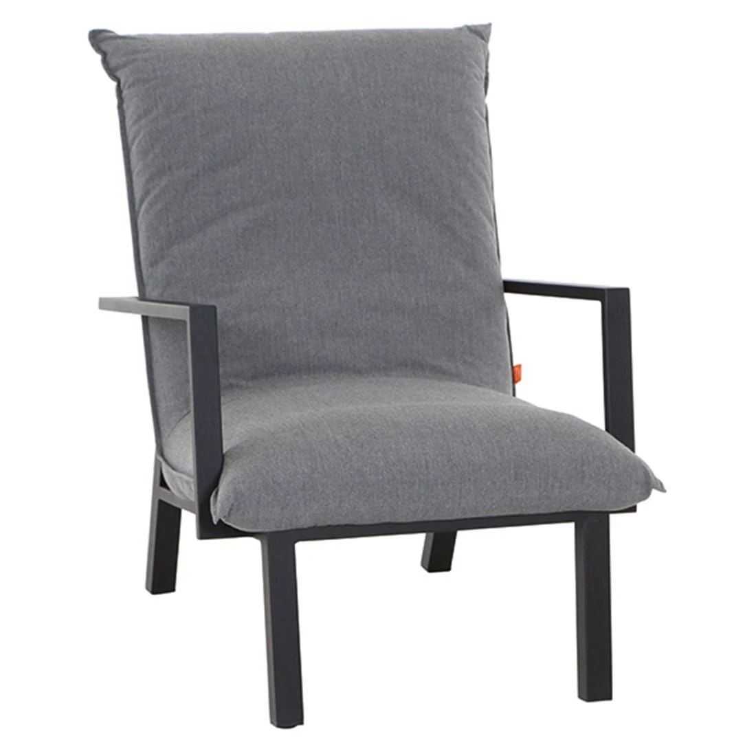 Siena Garden Rockford Loungesessel Inkl. Hocker Sunbrella® Anthrazit/Dunkelgrau 4 Siena Garden Rockford Loungesessel Inkl. Hocker Sunbrella® Anthrazit/Dunkelgrau – Bild 2