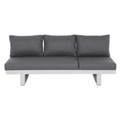 Siena Garden Avenia Loungebank 3-Sitzer Aluminium/Polypropylen Weiß Matt/Grau 20 Siena Garden Avenia Loungebank 3-Sitzer Aluminium/Polypropylen Weiß Matt/Grau -Garten Leben 1186914 2