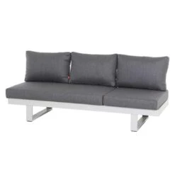 Siena Garden Avenia Loungebank 3-Sitzer Aluminium/Polypropylen Weiß Matt/Grau 21 Siena Garden Avenia Loungebank 3-Sitzer Aluminium/Polypropylen Weiß Matt/Grau -Garten Leben 1186914 3