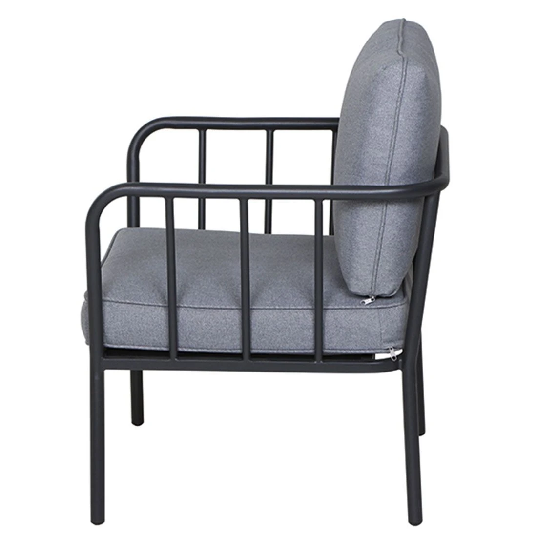 Siena Garden Casita Loungeset 4-tlg. Aluminium/Ranotex Anthrazit/Hellgrau 5 Siena Garden Casita Loungeset 4-tlg. Aluminium/Ranotex Anthrazit/Hellgrau – Bild 3