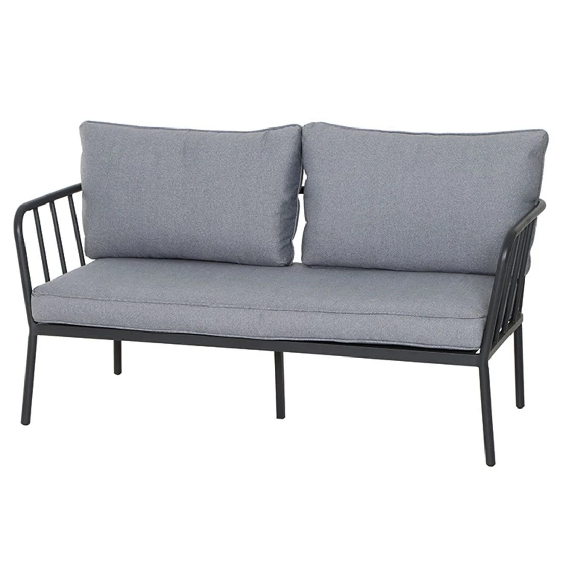 Siena Garden Casita Loungeset 4-tlg. Aluminium/Ranotex Anthrazit/Hellgrau 7 Siena Garden Casita Loungeset 4-tlg. Aluminium/Ranotex Anthrazit/Hellgrau – Bild 5