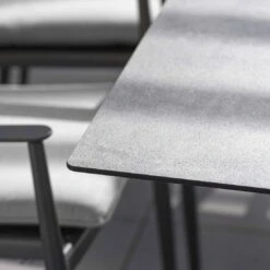 Stern Vanda Diningsessel Aluminium/Outdoorstoff Anthrazit/Seidengrau -Garten Leben 1198387 5