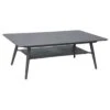 Stern Vanda Loungetisch 130x80 Cm Aluminium/Silverstar 2.0 Anthrazit/Dark Marble -Garten Leben 1198464 1