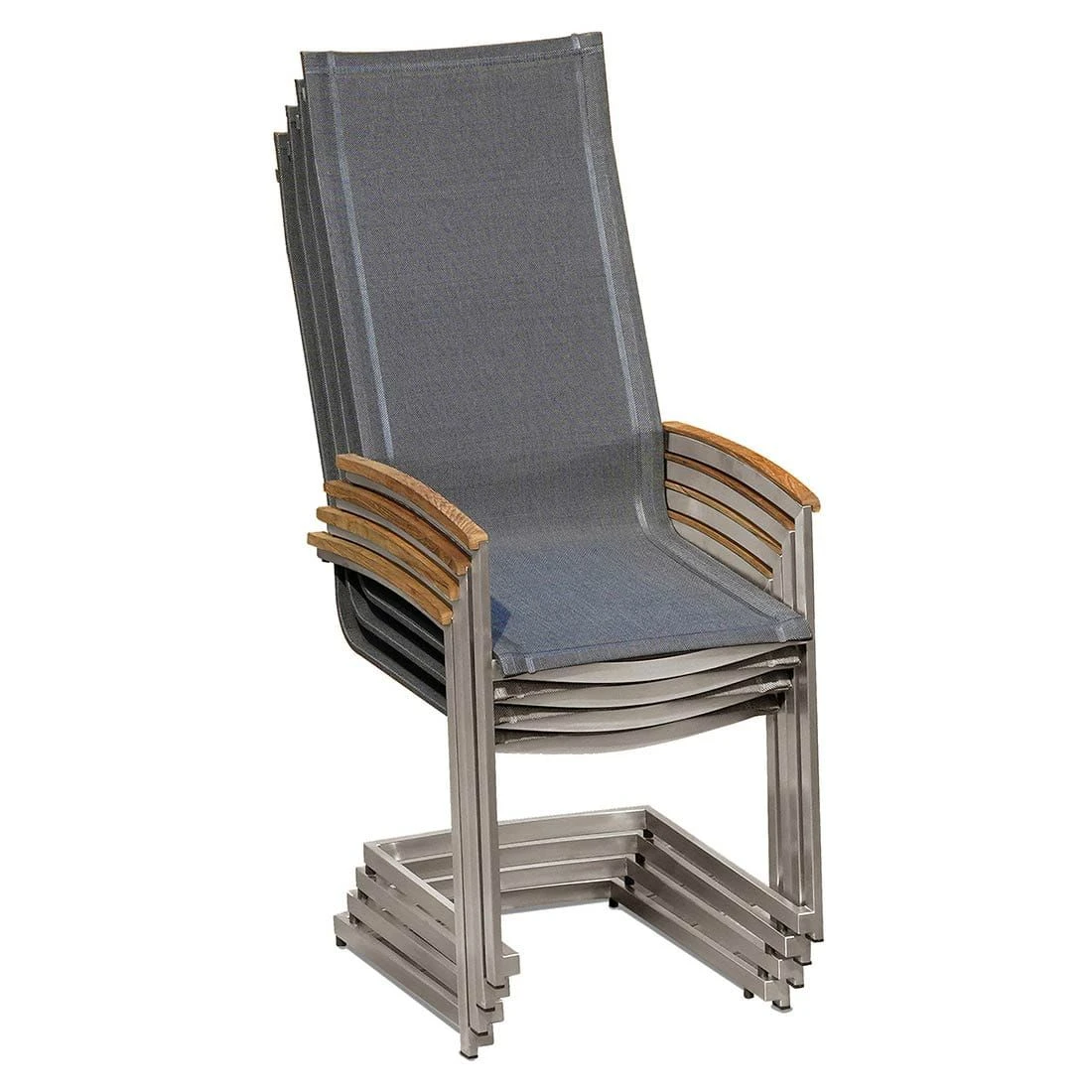 Zebra Setax Swing Freischwinger Edelstahl/Batyline Edelstahl/Midnight Grey 4 Zebra Setax Swing Freischwinger Edelstahl/Batyline Edelstahl/Midnight Grey – Bild 2