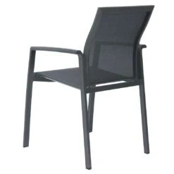 Stern Kari Stapelsessel Aluminium/Textilene Anthrazit/Karbon -Garten Leben 1200972 5